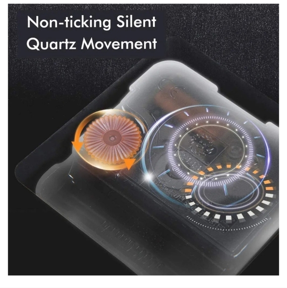 Nikky Home Gold Table Clock New - Picture 4 of 14